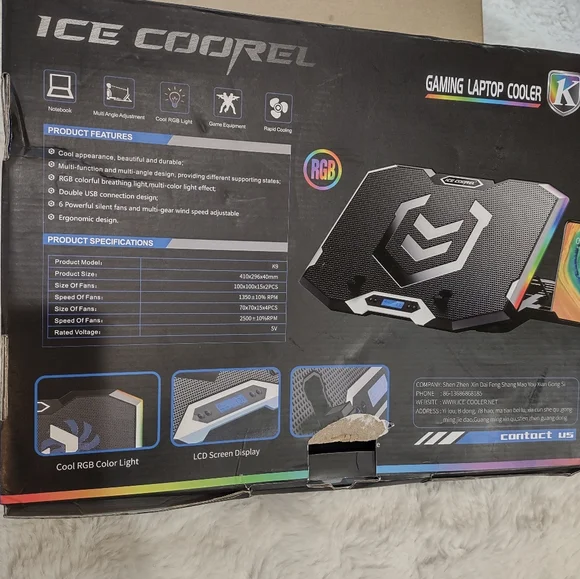 ICE COOREL RGB LAPTOP and PHONE STAND. - Picture 10 of 17